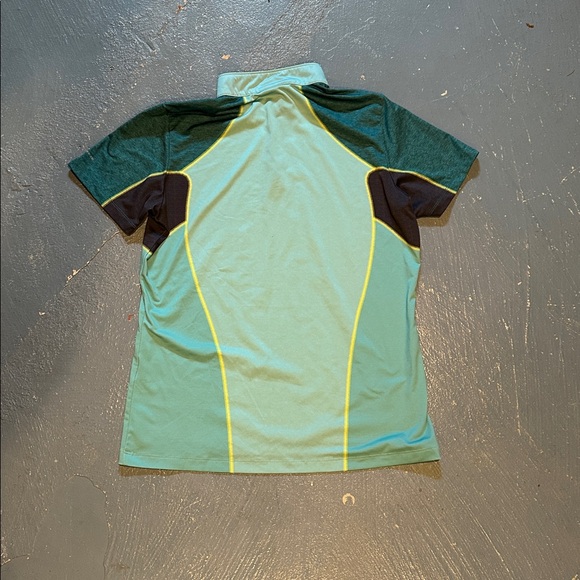 Columbia Teal and Yellow Performance Top - Picture 3 of 3